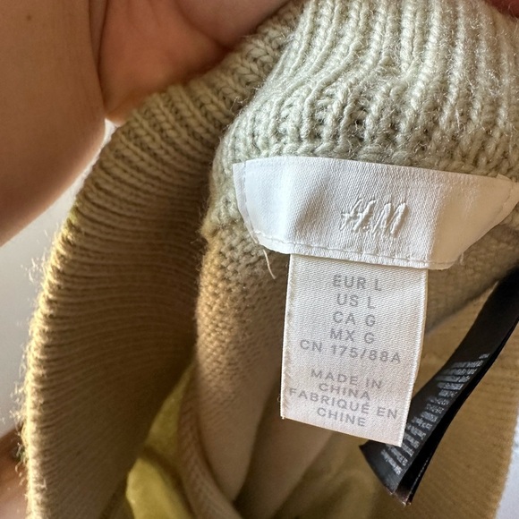 H&M Green Ribbed Maxi Pencil Skirt Casual - Picture 5 of 6